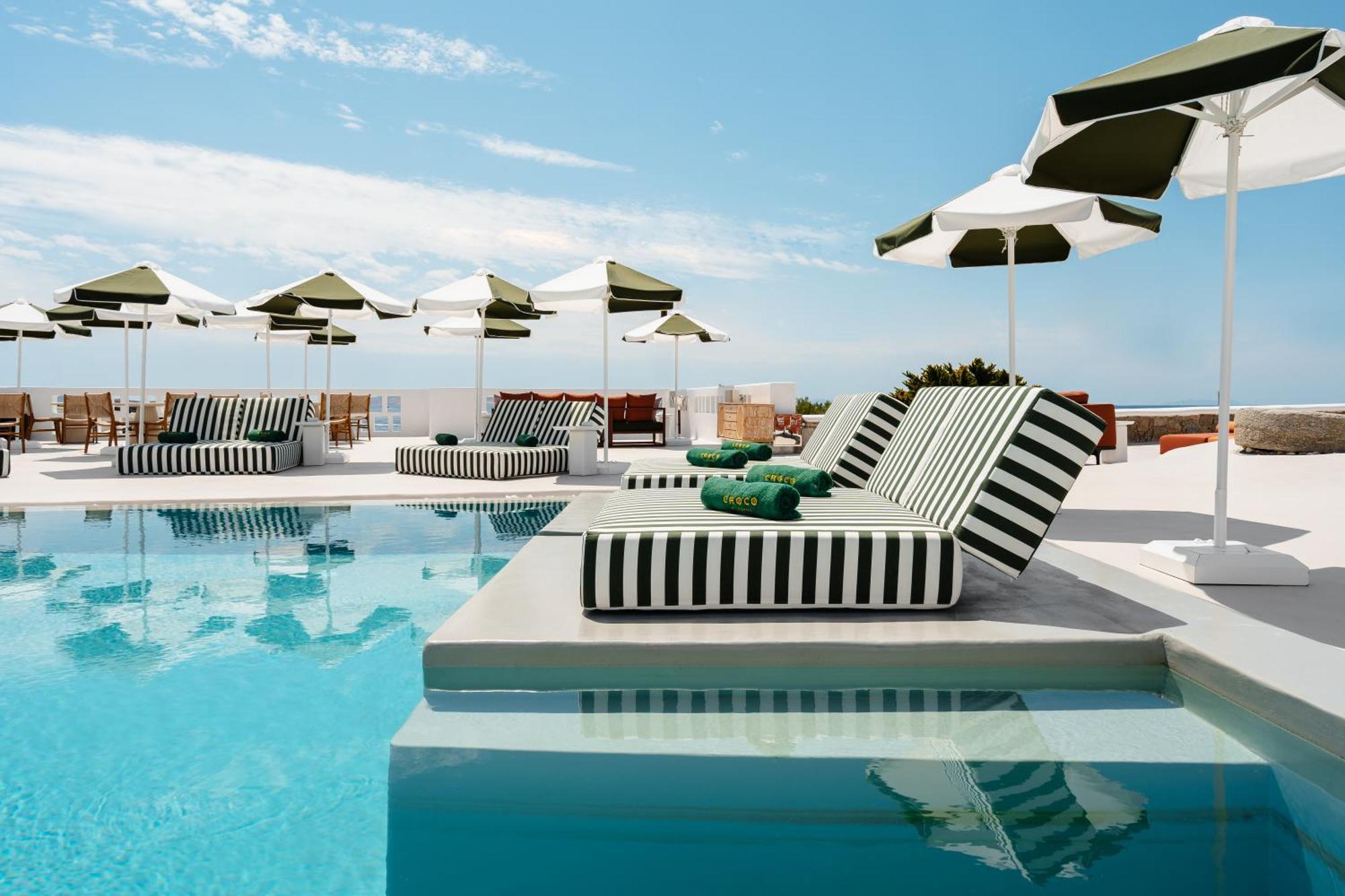 Croco Mykonos Hotel เตลอส ภายนอก รูปภาพ